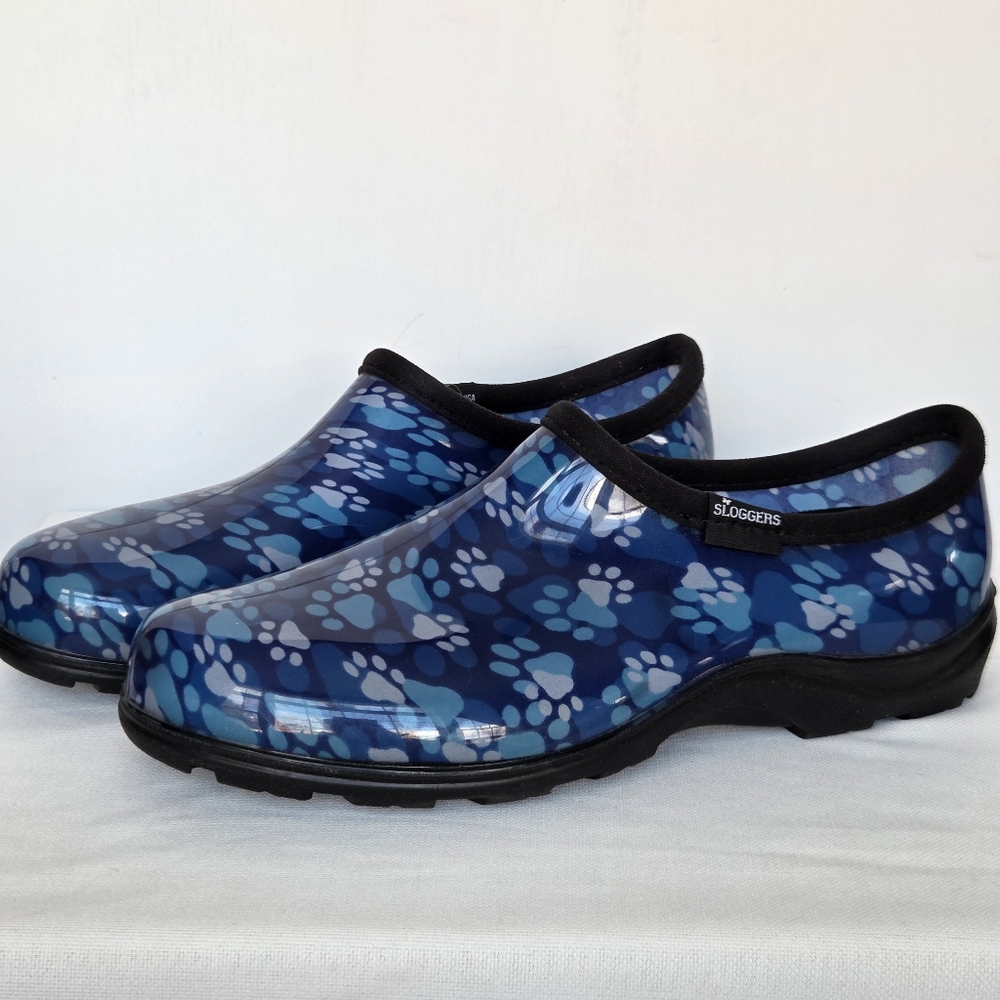 Sloggers Waterproof Paw Print Garden Shoes Size-11